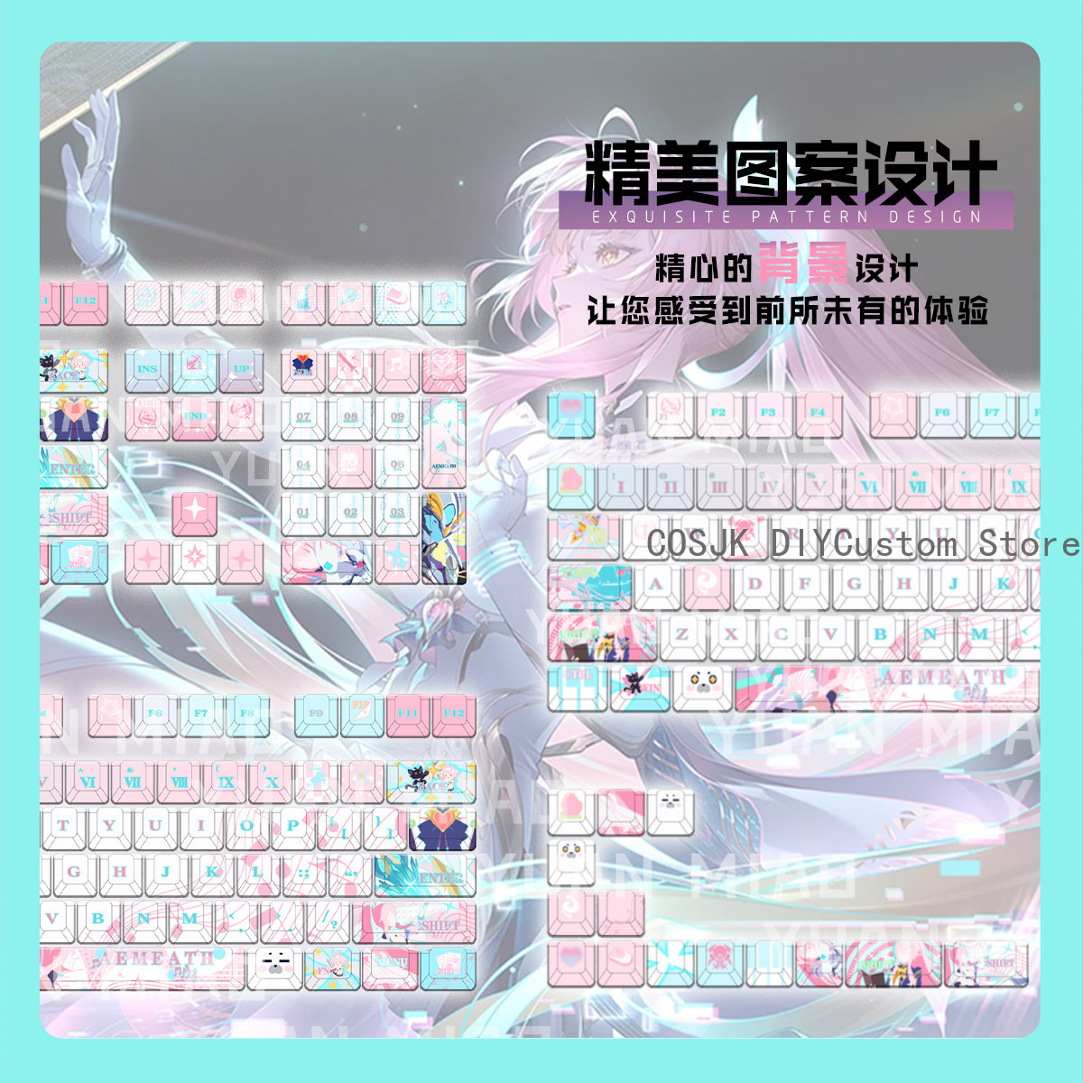 122 Tuşları Anime Wuthering Wa - Gaming Accessories In China incelemesi ve fiyatı