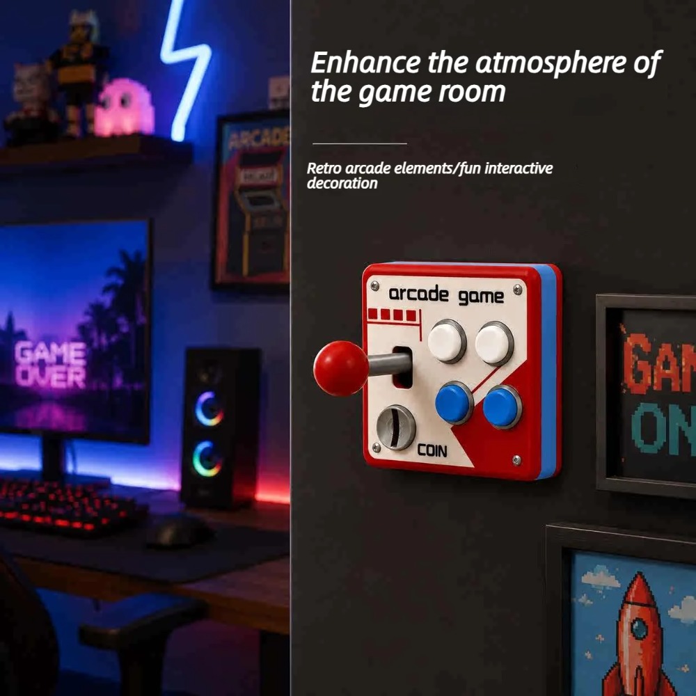 Retro Arcade Joystick Anahtar  - Gaming Accessories Wall incelemesi ve fiyatı