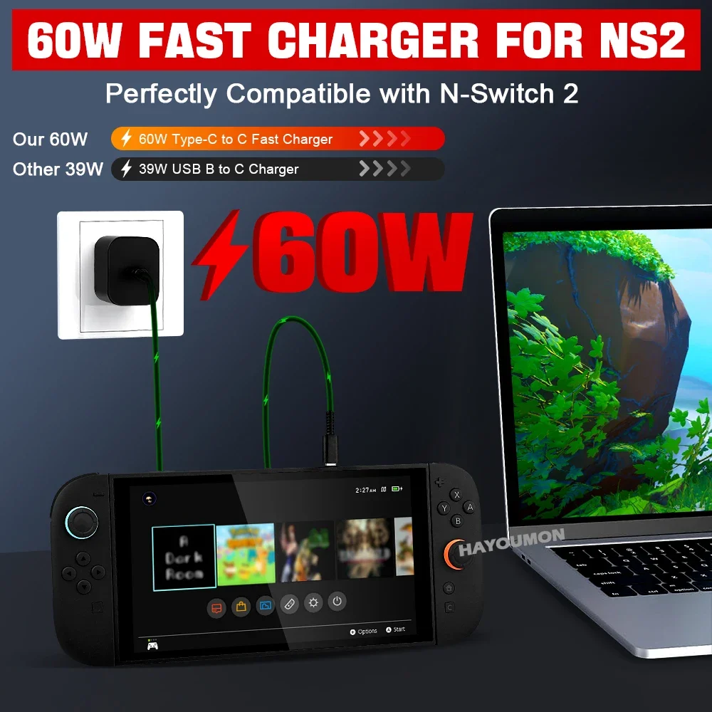 Switch 2 için AC Adaptör Hızlı - Gaming Accessories Wall incelemesi ve fiyatı