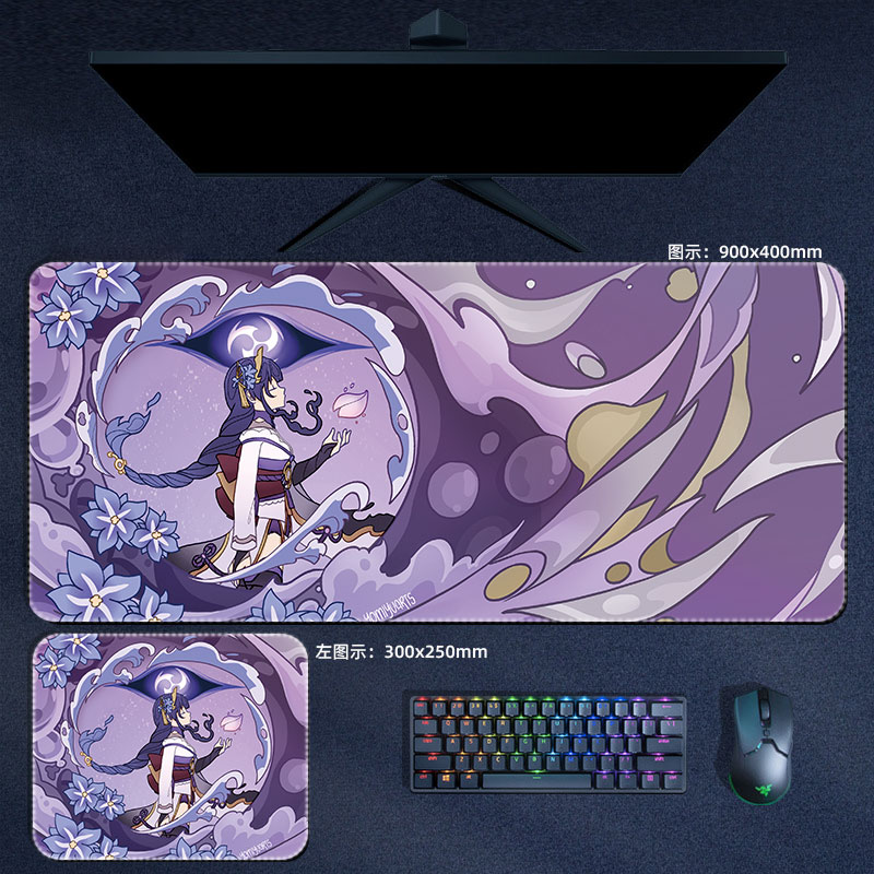 Anime Genshin darbe Mouse Pad  - Gaming Accessories For Desk incelemesi ve fiyatı