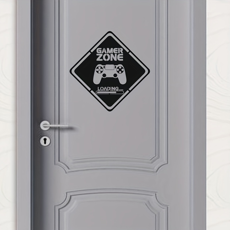 1 adet oyun bölge kapı çıkartm - Gaming Accessories Wall incelemesi ve fiyatı